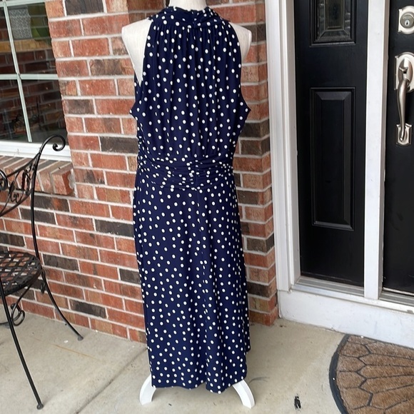 Evan-Picone Polka Dot Dress - Picture 4 of 7